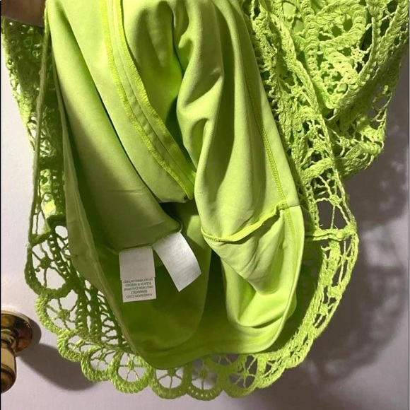 Lily Pulitzer Siesta Shift Matcha Green Knit Lace Dress - Picture 13 of 13
